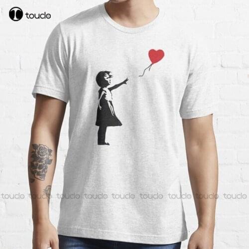 New Banksy - Girl With Balloon T-Shirt Usa Shirt S-3Xl