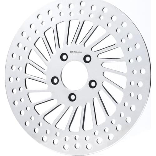 Motorcycle 11.5" Front Left Brake Rotor For Harley Touring Road King Glide Dyna Street Bob Softail Fat Boy Sportster XL 1200 883