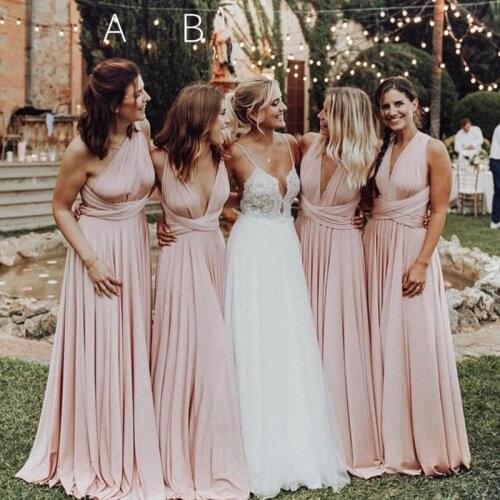 Bridesmaid Wedding Party Guest Dresses 2020 Womans Evening Formal Night Long Dress Gown