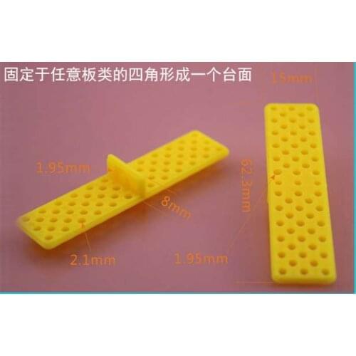 Porous Hole T-style Sheet Strip Of The Toys Accessories Diy Car Toy Production Plastic Technology Model Production Accessories