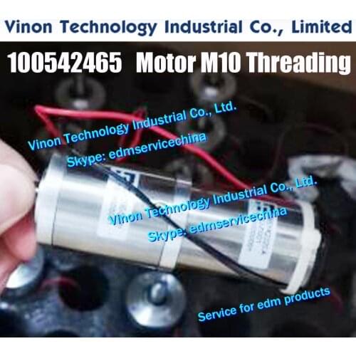 100542465 Motor M10 Threading for Ch armilles Robofil SPW series. edm DC Motor 100.542.465, 100-542-465, 542.465