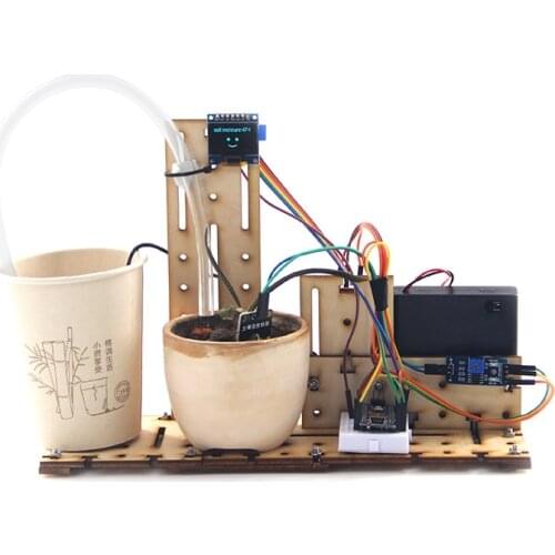 Soil Moisture Detection and Automatic Watering System with Mini Expressions Reminder, Compatible with for Arduino