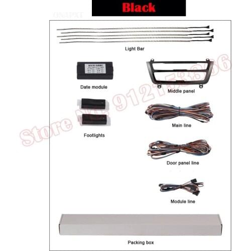 LED For BMW 3 Series GT / 4 Series F32 F33 F34 Radio Trim Dashboard Center Console Panel Ambient Light 9-Color Atmosphere Lamp