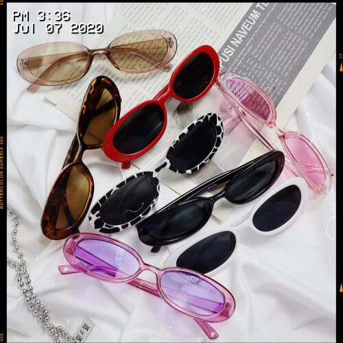 1PCs Retro Sunglasses for Women Small Oval Frame Sun Glasses Fashion Shades Polarized Eyewear UV400 Sunglasses Driver Goggles
