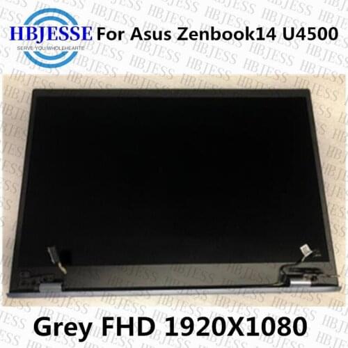 Original replacement For Asus Zenbook14 U4500 U4500F U4500FN U4500FL screen assembly 14inch LCD display component the upper part