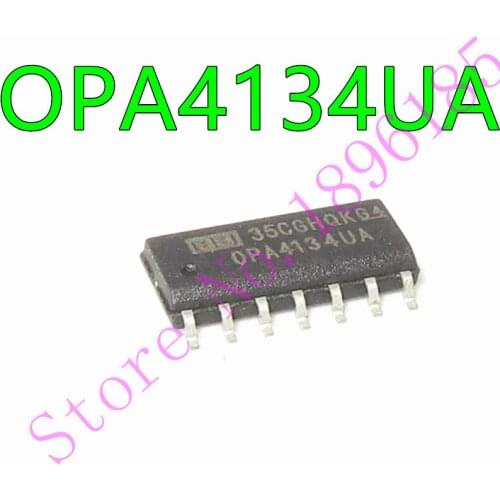 1pcs/lot OPA4134UA OPA4134 SOP14 High Performance AUDIO OPERATIONAL AMPLIFIERS