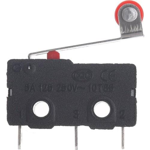 10Pcs/Set Mini 3-Pin Tact Switch KW11-3Z 5A 250V Round Handle Clock Microswitch