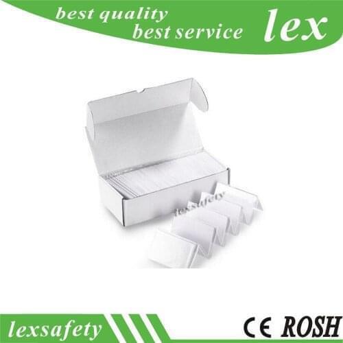100pcs/lot Printable RFID blank cr80 pvc cards Proximity 13.56MHz I codesli Smart Card ISO 15693 white PVC Contactless card