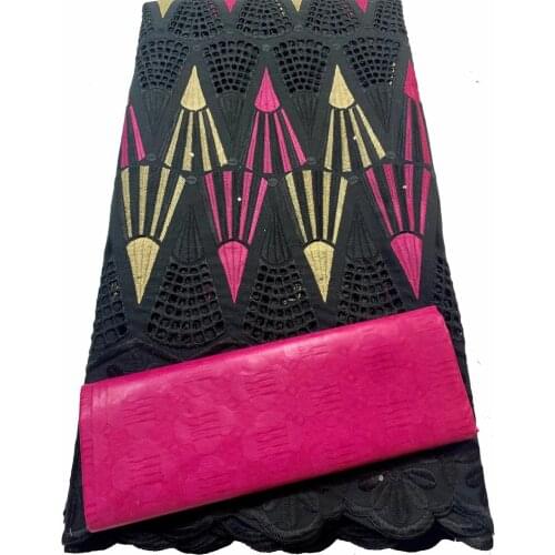 African Bazin Riche Fabric 2021 High Quality Guinea Bazin Brode Lace Fabric Embroidery Swiss voile Lace Fabric 2.5+2.5 YKM035