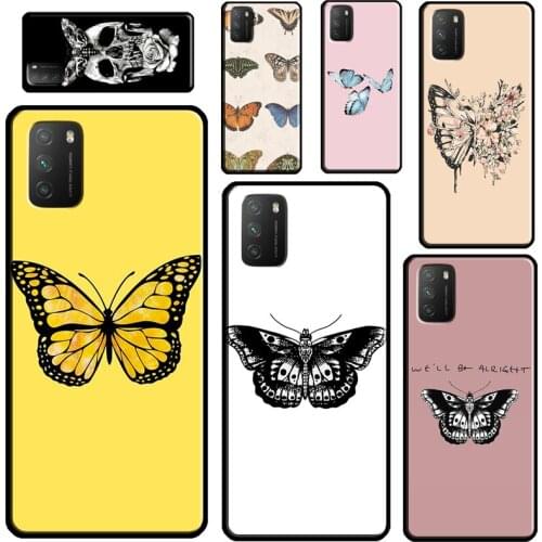 Butterfly Aesthetic For POCO X3 Pro M3 F1 F2 F3 Phone Case For Xiaomi Mi 11 Lite 9 10 A3 Mi 11 Ultra 10T Pro