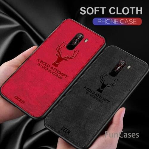 For Xiaomi Redmi Note 6 Pro 5A 5 Plus 6A Pocophone F1 Mi 8 5X Max 3 Pro A1 A2 Lite Shockproof Deer Cloth Cases Ultra Thin Cover