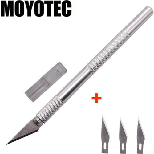 MOYOTEC Non-slip Cutter Blades Mobile Phone Film Metal Carving Knife Aluminum Pole Paper Cutter Metal Cutter