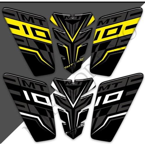 For Yamaha MT10 FZ MT - 10 Stickers Tank Pad Protector Fairing Fender Windshield Handguard Decal 2016 2017 2018 2019 2020 2021