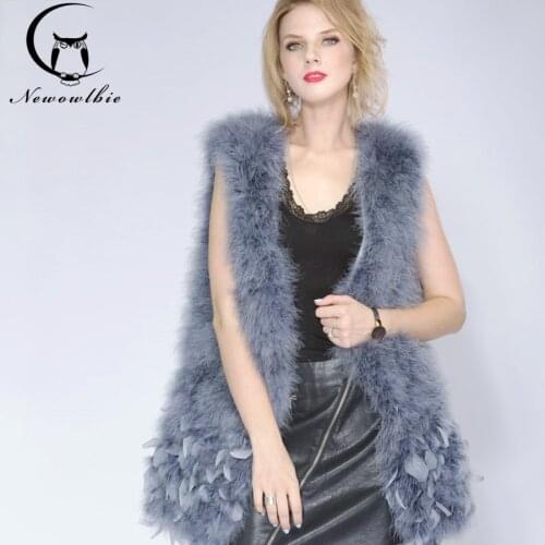 Newowlbie Women's Fur Vests