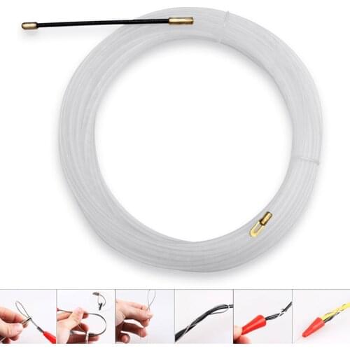 Nylon Transparent Electric Cable Push Wire Electrical Fish Tape Puller Extractor Guide Device for Electrician Threading Tools