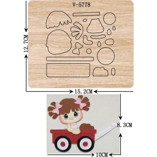 New wooden dies cutting dies for scrapbooking Multiple sizes V-5778