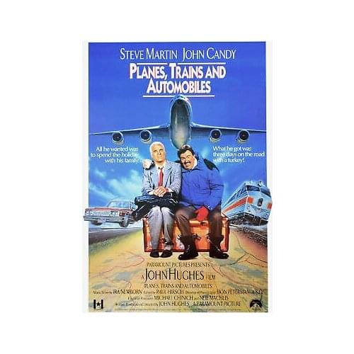 PLANES, TRAINS & AUTOMOBILES Movie Art Film Print Silk Poster Home Wall Decor 24x36inch
