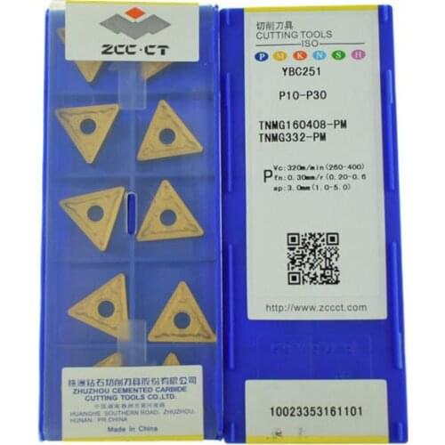 CNc cutting insert tnmg 160408 / 04 cylindrical cutting blade YBC 251 / 252 YBC 252 Metal cutting blade