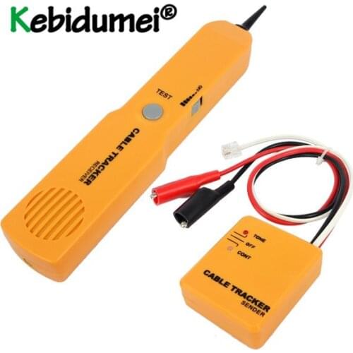 New RJ11 Network Tester Phone Telephone Cable Tester Toner Wire Tracker Tracer Diagnose Tone Line Finder Detector Networking Too