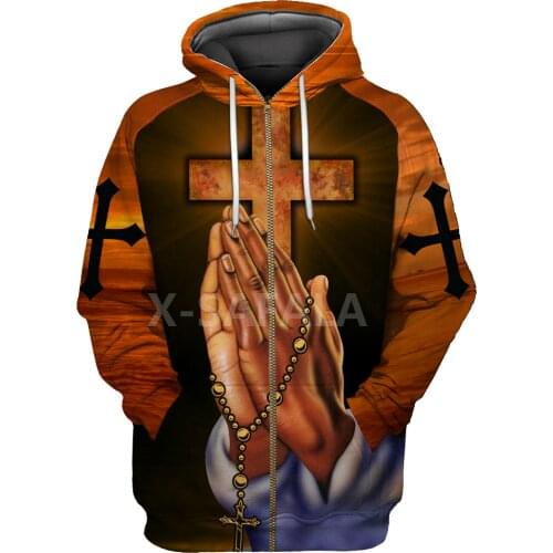 Jesus is my savior 3D All Print Plus Hoodie 3 Man Women Harajuku Outwear Zipper Pullover Sweatshirt Casual Unisex Jacket