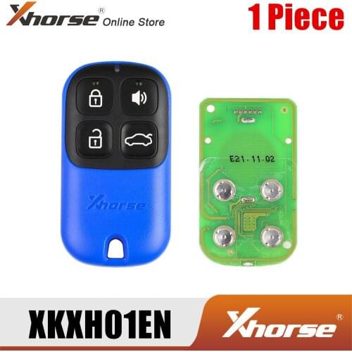 XHORSE XKXH01EN Universal Remote Key 4 Buttons for VVDI Key Tool English Version 5PCS/Lot