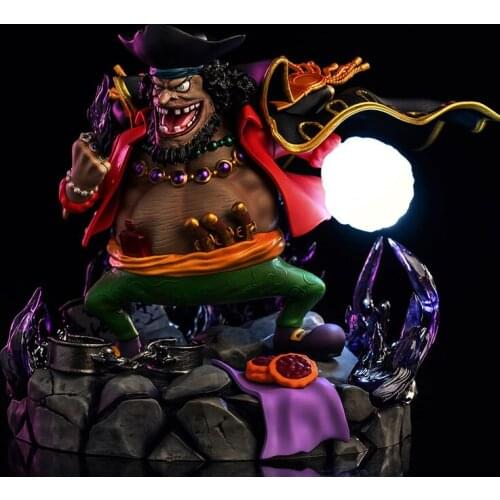 [Yihong] Mask Studios Black Beard With Light GK Limited Edition Statue Resin Figure Model