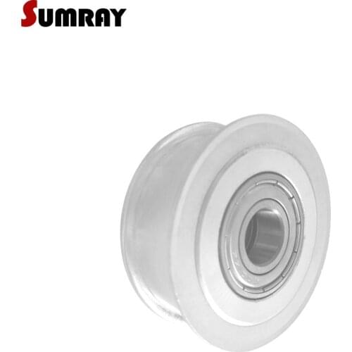 SUMRAY Idler Pulley XL 30T Toothed Pulley Wheel Without teeth Bore 8/10/12/15mm Width 11mm Idler Timing Pulley for 3D Printer