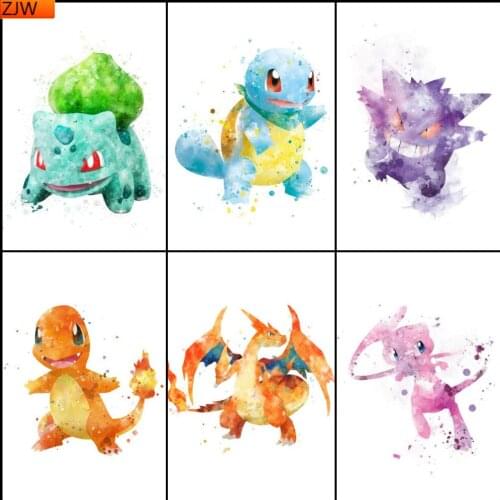 DIY Diamond Painting Fire-breathing Dragon/Jenny Turtle/Magic Frog Diamond Mosaic Cross Stitch Kits Room Decoration