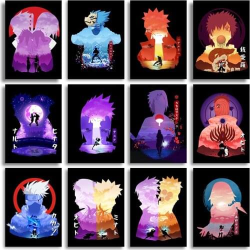 Japanese Anime Canvas Painting Modern Anime Characters Wall Art Posters and Prints Living Room Children Room Decoration Pictures
