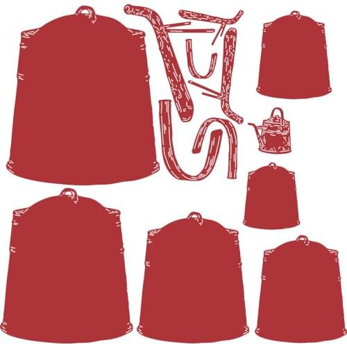 Overlooked Teapot Metal Cutting Dies Scrapbook Diary Decoration Stencil Embossing Template DIY Greeting Card Handmade 2021 New