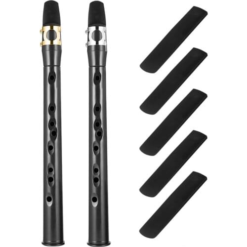 Mini Pocket Bb Saxophone Alto Mouthpiece ABS Sax with 5 Reeds Woodwind Musical Instruments Support for Dropshipping