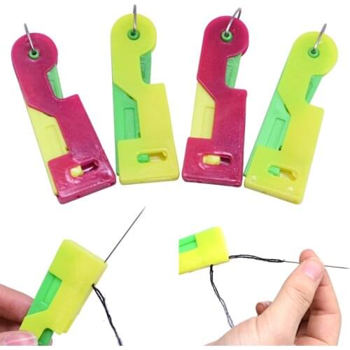 5/10pcs Elderly Use Automatic Needle Threader Thread Guide Needle Easy Device Skillful Thread Guide Tool DIY Sewing Accessories