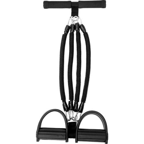 Gym Equipment for Home4 Tube Pedal Chest Expander, Sit-up Puller Set Pedal Chest Expander Fitness