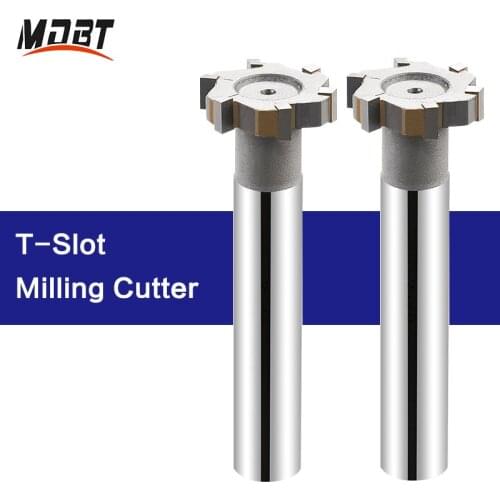 T-Slot Milling Cutter Tungsten Cobalt Alloy Milling Machine T-type Welding Edge Type CNC Cutters Diameter 14-60mm YG8