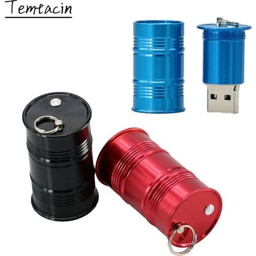 Oil Bottle Pen drive Barrel Drum Cle USB 2.0 Personalized Pendrive 256GB Flash Drive 128gb 64 8 16 GB 32GB Usb Flash Stick gift