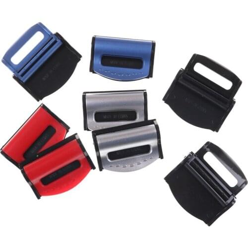 2pcs 4Colors Universal Car Seat Belts Clips Safety Adjustable Auto Seat Belt Stopper/ Buckle Plastic Clip