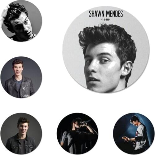 58mm Hit pop singer Shawn Mendes Magcon Icons Pins Badge Decoration Brooches Metal Badges For Clothes Backpack Decoration