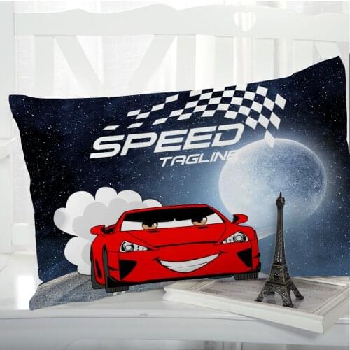1pc Car Cartoon Pillow cover Pillow case Bedding Pillowcase Pillowcovers decorative 50x70 3D Print for children kids baby SPEED