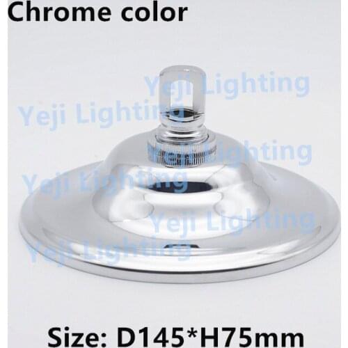 145mm gold/french gold/chrome,black pearl ceiling rose for pendant, Crystal lamp, American ceiling rose Lighting accessories DIY