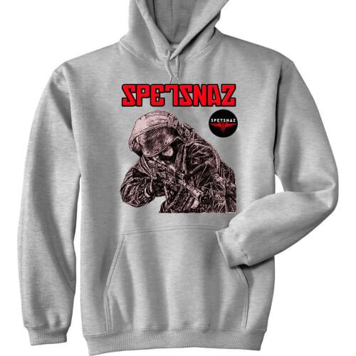 2020 SPETSNAZ RUSSIA SPECIAL FORCES 2 NEW COTTON GREY Men HOODIE ALL SIZES IN STOCK