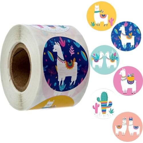 6 Pattern Cartoon Animal Stickers Child Toys Birthday Gift Decor Stickers Wedding Party Stickers Baking Labels Envelope Stickers