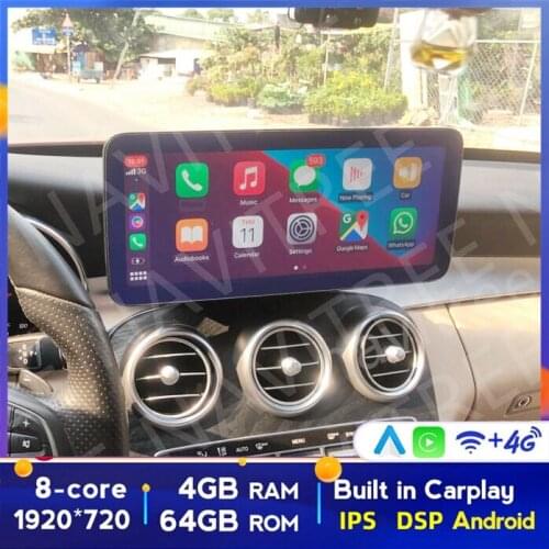 New Arrival 8GB+128GB Android 10 Car Multimedia Player For Mercedes Benz V W446 GLC X253 C Class W205 C180 C200 C220 C300 C350