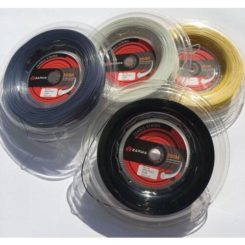 FREE Shipping tennis racket string 125 SPINOX 17 Tennis Racket String Reel 200 Meters Polyester Strings