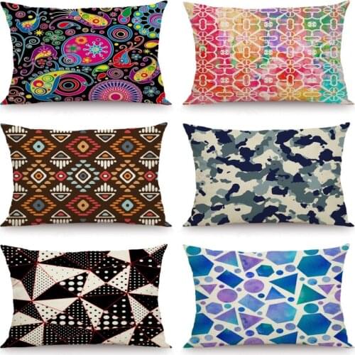 XUNYU 30X50cm/40x60cm Cushion Cover Cartoon Geometric Pillow Cases Decorative Throw Pillow Cover for Sofa Bedroom JX036