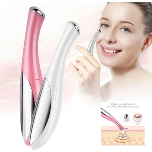 Mini Electric Vibration Eye Face Massager Anti-Ageing Wrinkle Dark Circle Pen Removal Rejuvenation Beauty Care Portable Pen
