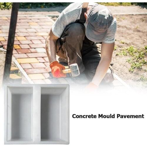 Brick Stone Mold Pavement DIY Path Maker Mold Paving Cement Brick The Stone Road Paving Moulds Tool For Garden Decoration