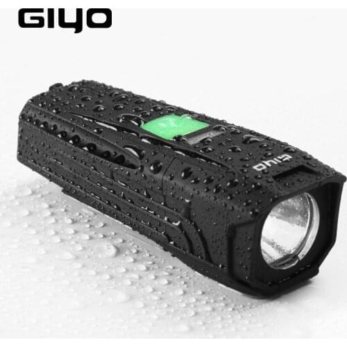 GIYO LR-Y7 450 Lumens Waterproof Flashlight for MTB Bike Road Bicycle Front Light USB Charging LED Headlight