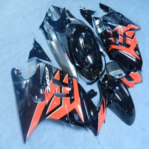 Custom motorcycle ABS Fairing for CBR600F3 1995-1996 CBR600 1995 1996 body kit+Screws+orange black