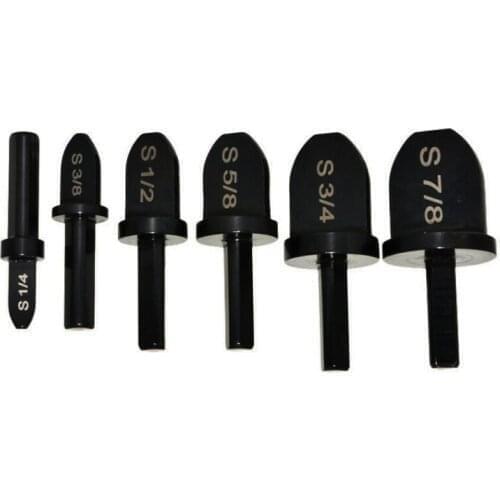 Easy Expander 6-piece electric tube flaring head repair forging tool air conditioning copper tube reamer tube tube expander