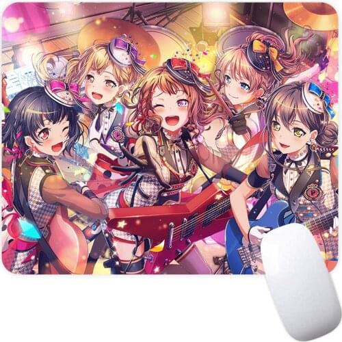 Small Gaming Mouse Pad Computer Mousepad PC Gamer Mouse Mat Laptop Mausepad Anime BanG Dream Mouse Carpet Keyboard Mat Desk Pad